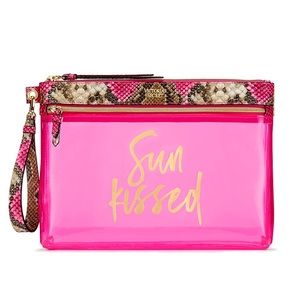 VS Neon Python Bikini Beach Pouch 💗 ISO ONLY.